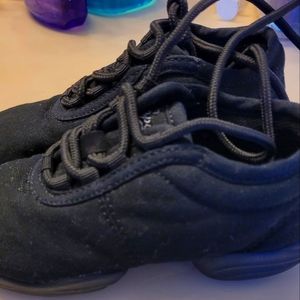 Capezio black dance sneakers